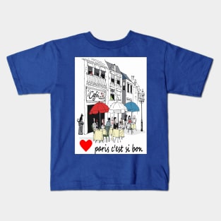 Romantic Paris print Kids T-Shirt